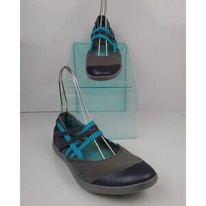 Teva Hydro Life 1018309 Grey Teal Slip on Flats Women's Size 8